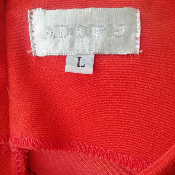 Size L,  Adore dress, orange/green/black - Picture 4 of 4